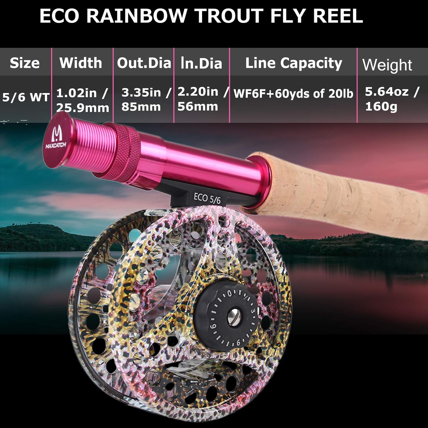 Maxcatch Women’s Elegant Pink Fly Fishing Rod Review